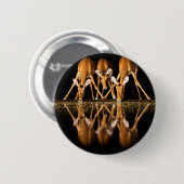 Three Impala Drink Together at Night Button (Vorne & Hinten)