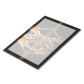 Three Impala Drink Together at Night Notizblock (angewinkelt)