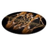 Three Impala Drink Together at Night Schneidebrett (Ecke)