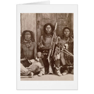 Three Indian Braves, Fotograf von der Royal Eng