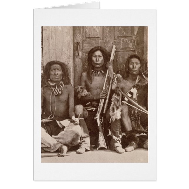 Three Indian Braves, Fotograf von der Royal Eng (Vorne)