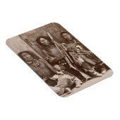 Three Indian Braves, Fotograf von der Royal Eng Magnet (Rechte Seite)