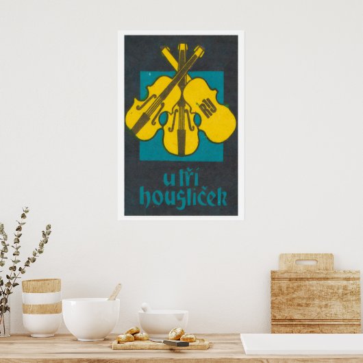 Three Instruments - Matchbox Print - Aesthetic Poster (Küche)