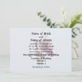 Three Irises in Shades of Magenta Einladung (Stehend Vorderseite)