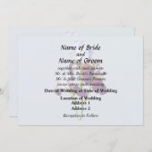 Three Irises in Shades of Magenta Einladung (Vorne/Hinten)