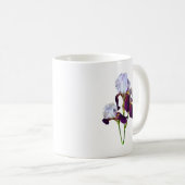 Three Irises in Shades of Magenta Kaffeetasse (VorderseiteRechts)
