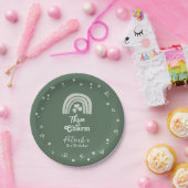 Three Is A Charm Shamrock Any Age Birthday Pappteller (Party)