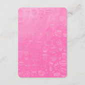 Three It’s Time for Tea 3rd Birthday Invitation Einladung (Rückseite)