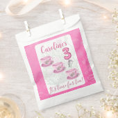 Three It’s Time for Tea 3rd Birthday Invitation Geschenktütchen (Ausgeschnitten)