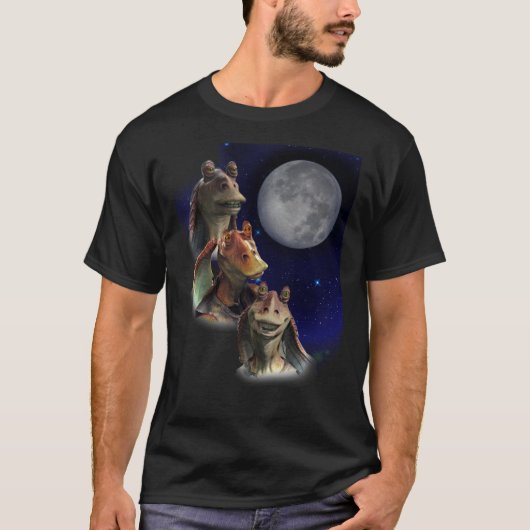 Three Jar Jar Moon Classic T - Shirt (Vorderseite)