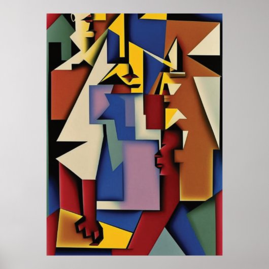 Three Jazz Musicians Poster (Vorne)