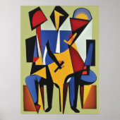 Three Jazz Musicians Poster (Vorne)