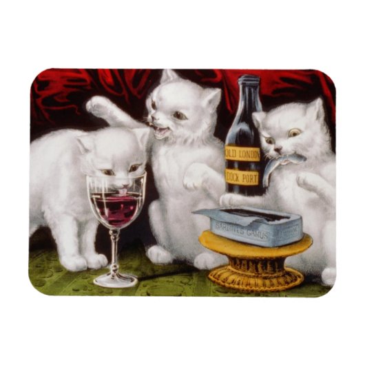 Three Jolly Kittens am Fest Magnet (Horizontal)