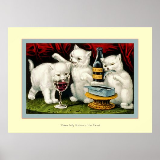 Three Jolly Kittens Poster (Vorne)