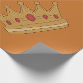 THREE KING CROWN WRAPPING PAPER  GESCHENKPAPIER (Ecke)
