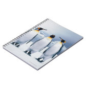 Three King Penguins Notizblock (Linke Seite)