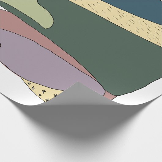 THREE KING WRAPPING PAPER  GESCHENKPAPIER (Ecke)