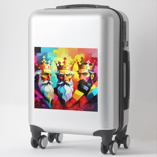 Three Kings Aufkleber (Koffer)