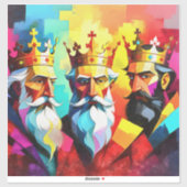 Three Kings Aufkleber (Blatt)