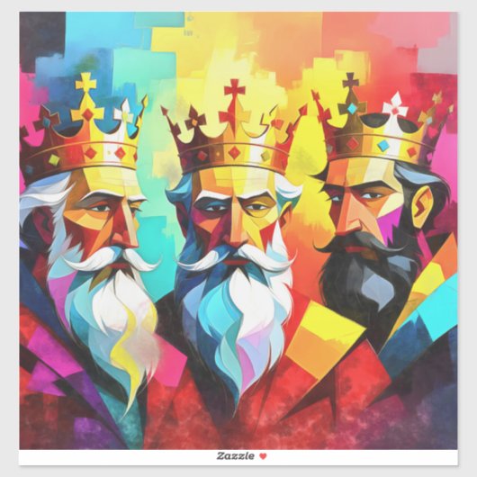 Three Kings Aufkleber (Blatt)
