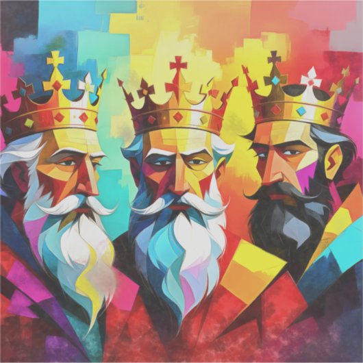 Three Kings Aufkleber (Vorderseite)