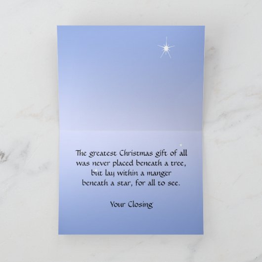 Three Kings Bethlehem Star Christliche Weihnachten (Innenseite)