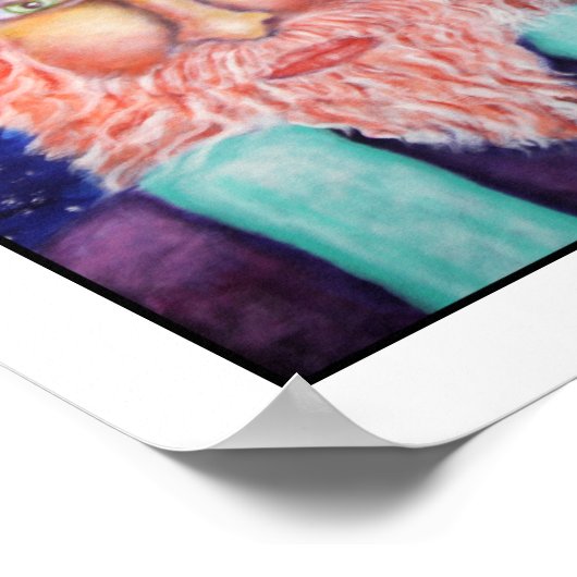 Three Kings Christmas Art Poster (Ecke)