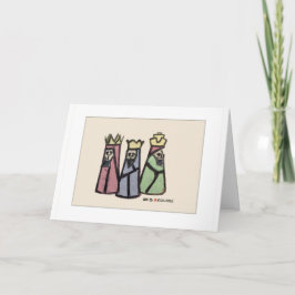 Three Kings Christmas Card Karte