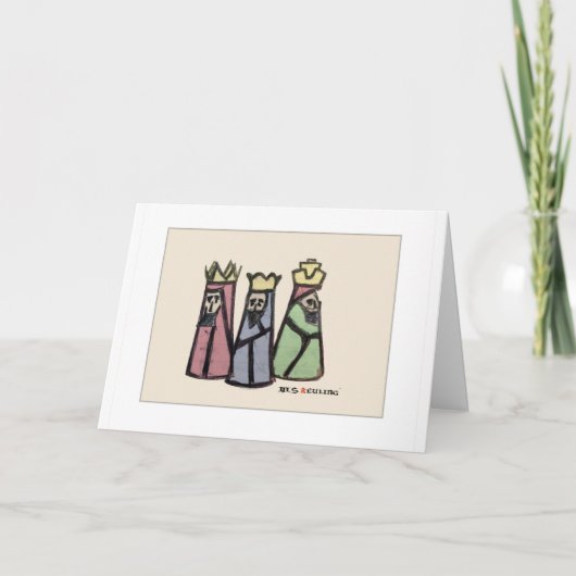 Three Kings Christmas Card Karte (Vorderseite)