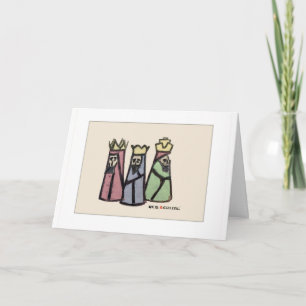 Three Kings Christmas Card Karte