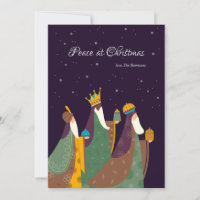 Three Kings Christmas Grußkarte