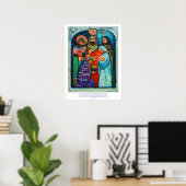 Three Kings Christmas Poster, Matthew 2:11 Vers Poster (Heimbüro)