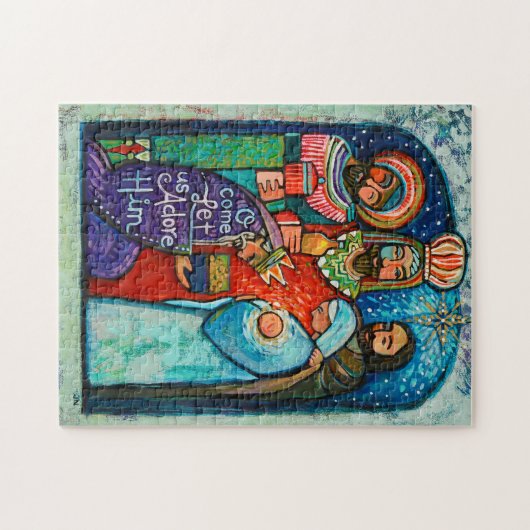 Three Kings Christmas Puzzle (Horizontal)