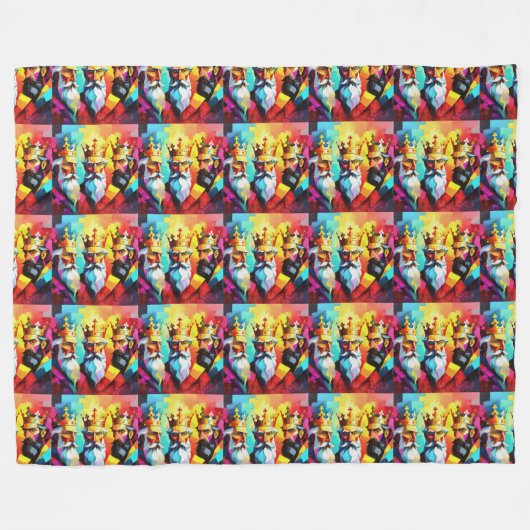 Three Kings Fleecedecke (Vorderseite (Horizontal))