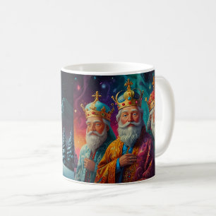 Three Kings Frohe Weihnachten Kaffeetasse