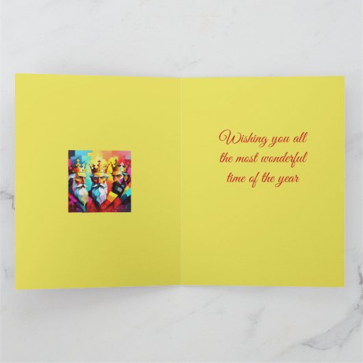 Three Kings Karte (Innenseite)