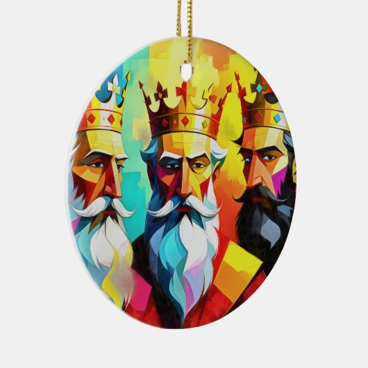 Three Kings Keramik Ornament (Rechts)