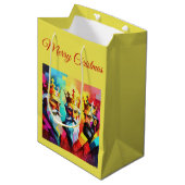 Three Kings Mittlere Geschenktüte (Vorderseite Schrägansicht)