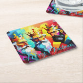 Three Kings Rechteckiger Pappuntersetzer (angewinkelt)