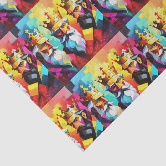 Three Kings Seidenpapier (Detail)