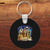 Three Kings Shirt Nativity Scene Shirt Christmas S Schlüsselanhänger (Vorderseite)