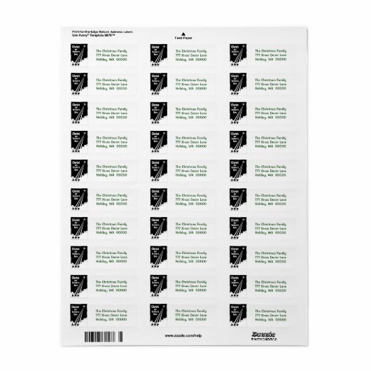 Three Kings Weihnachtskarten Rücksendeadresse Stic (Vorne)