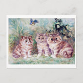 Three Kittens, Louis Wain Postkarte (Vorderseite)