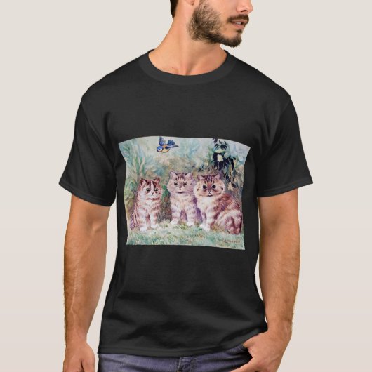 Three Kittens, Louis Wain T-Shirt (Vorderseite)