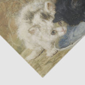 Three Kittens von Henriette Ronner Knip Seidenpapier (Ausschnitt)