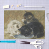 Three Kittens von Henriette Ronner Knip Seidenpapier (Handwerk)