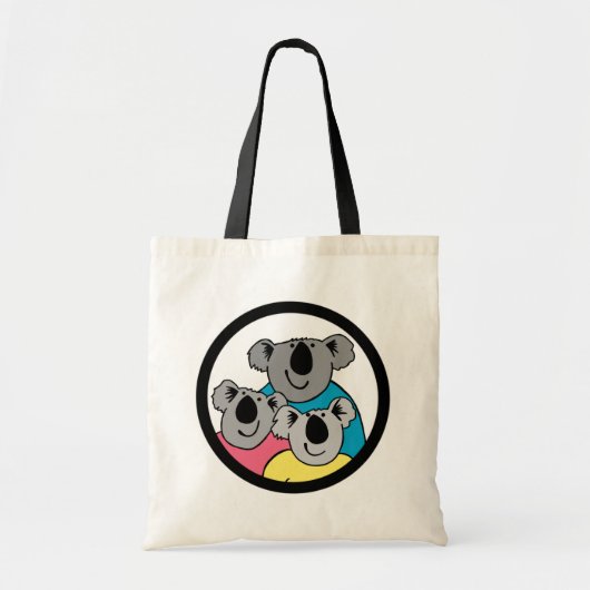 Three Koala Bears Tote Bag Tragetasche (Vorne)