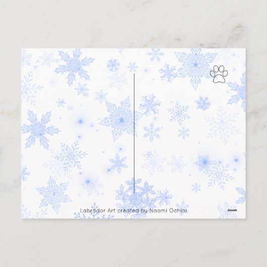 Three Labradors Red Truck Weihnachten (Rückseite)