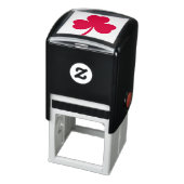Three Leaf Clover Personalized Self Inking Stamp Permastempel (Produkt)