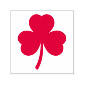 Three Leaf Clover Personalized Self Inking Stamp Permastempel (Design)